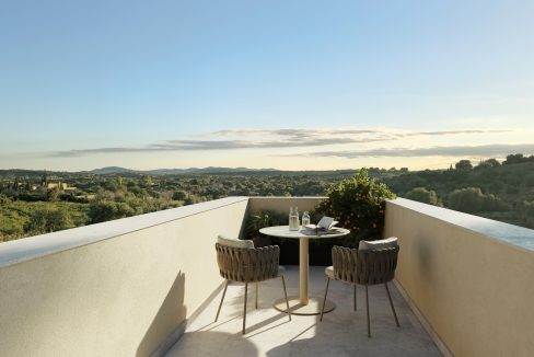 Terraza arriba con vistas