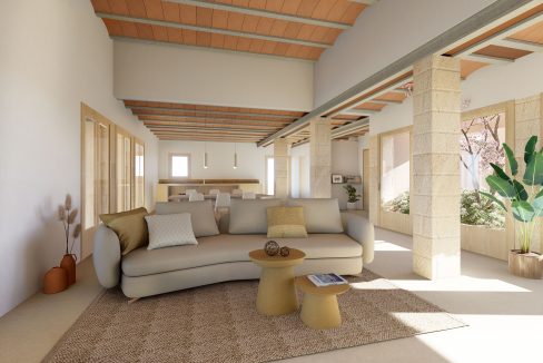 Wohnzimmer Finca Felanitx